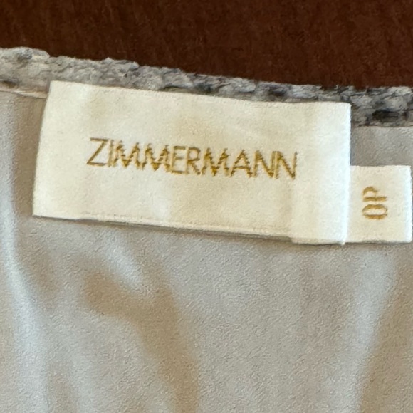 Zimmermann Corsage Snake Print Romper - Picture 7 of 7